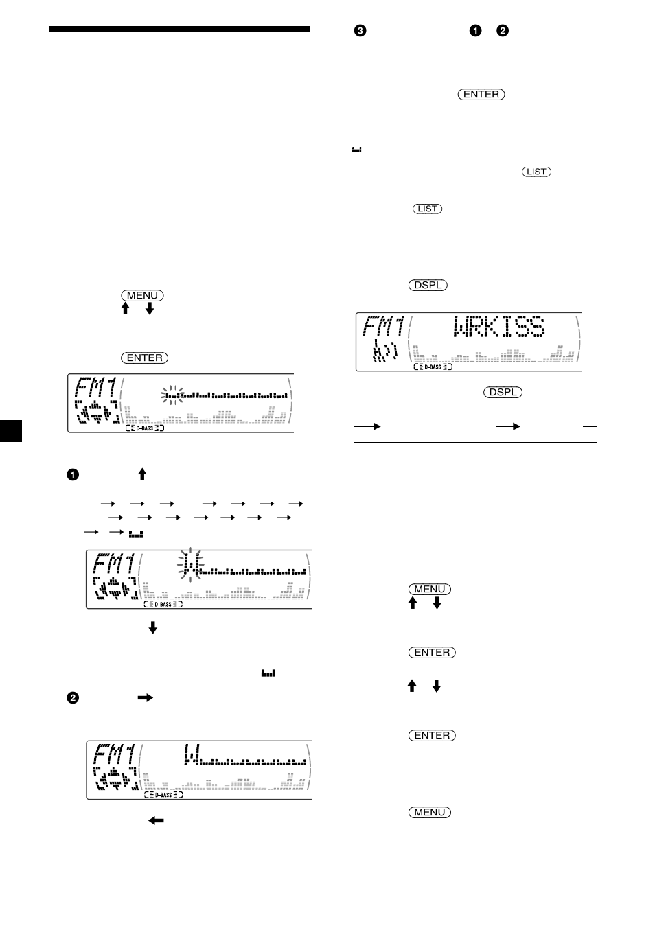 Almacenamiento de nombres de emisora | Sony CDX-M610 User Manual | Page 82 / 100