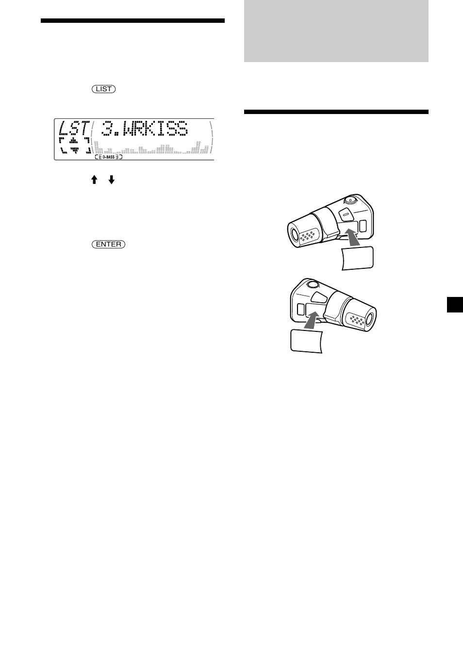 Otras funciones, 19 localización de una emisora por nombre, Etiquetado del mando rotativo | Sony CDX-M610 User Manual | Page 83 / 100