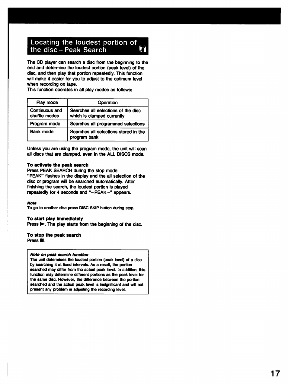 Sony CDP-C77ES User Manual | Page 17 / 32