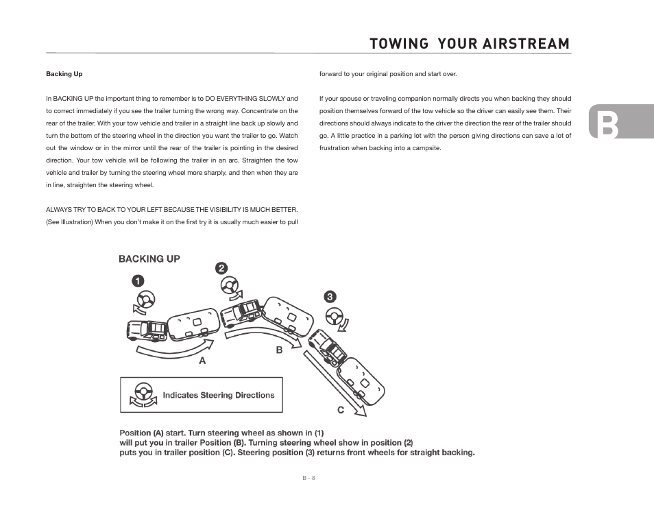 Towing your airstream | Airstream Safari User Manual | Page 25 / 103