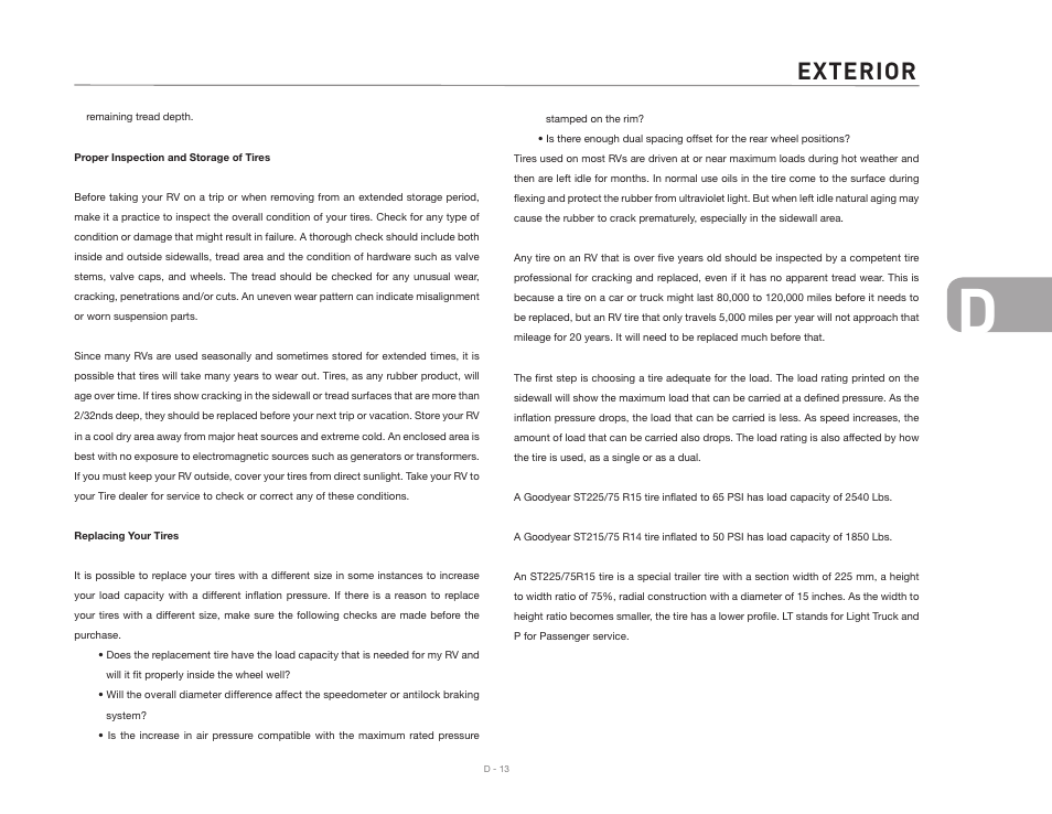 Exterior | Airstream Safari User Manual | Page 51 / 103