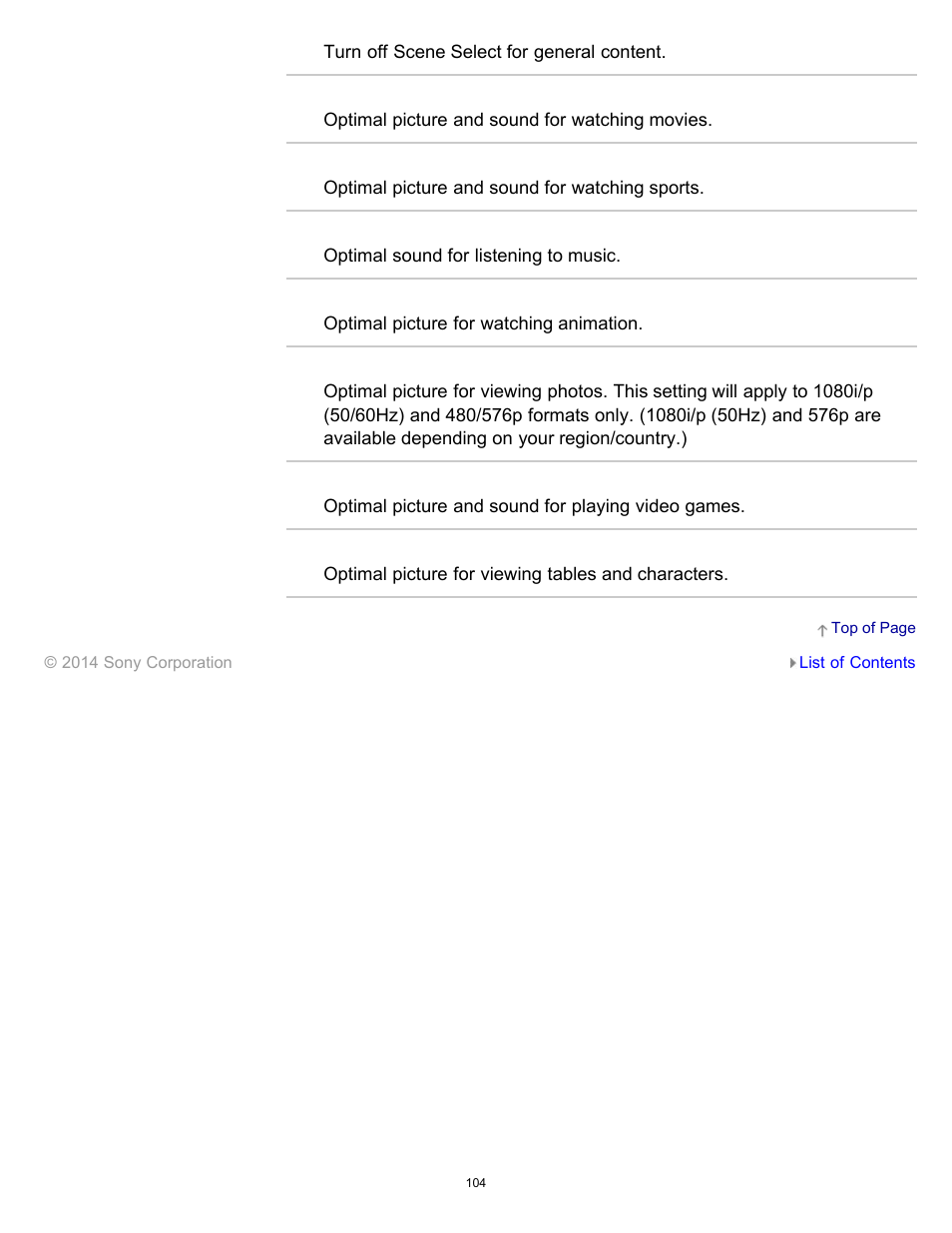 Sony KDL-40W600B User Manual | Page 109 / 214