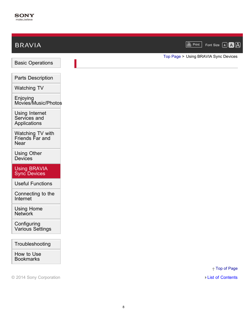 Using bravia sync devices, Using bravia, Sync devices | Sony KDL-40W600B User Manual | Page 13 / 214