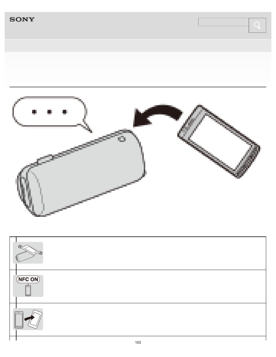 One-touch connection (nfc) is not possible | Sony SRS-BTS50 User Manual | Page 103 / 120