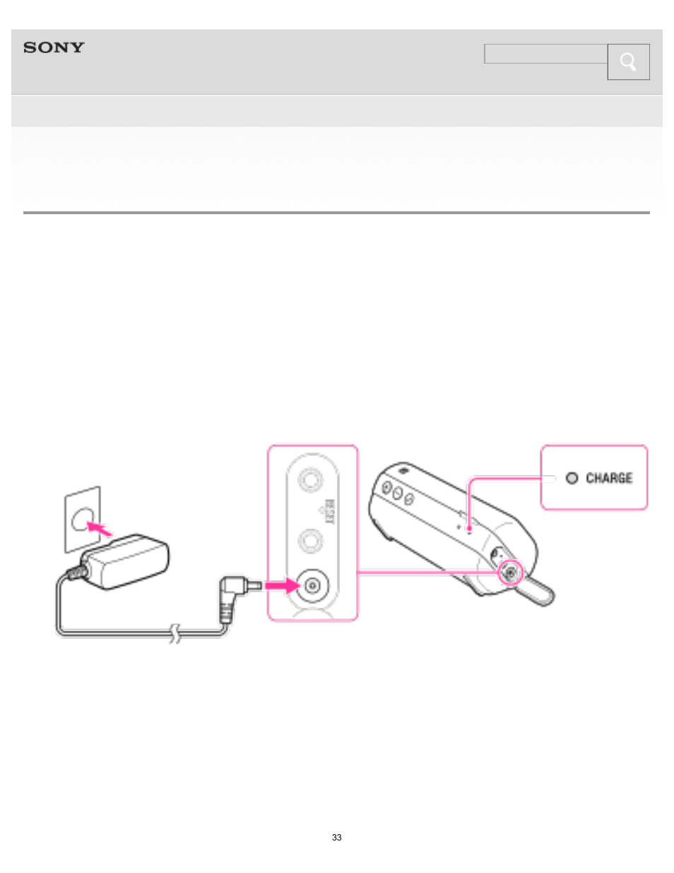 Charging the system, Details | Sony SRS-BTS50 User Manual | Page 33 / 120