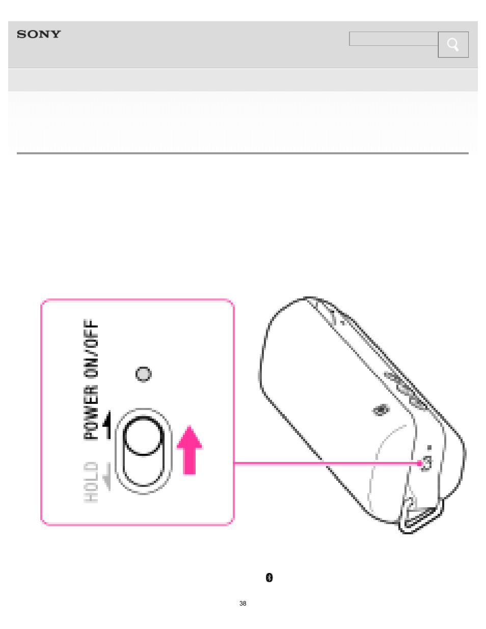 Using the bluetooth standby function, Help guide using the bluetooth standby function | Sony SRS-BTS50 User Manual | Page 38 / 120