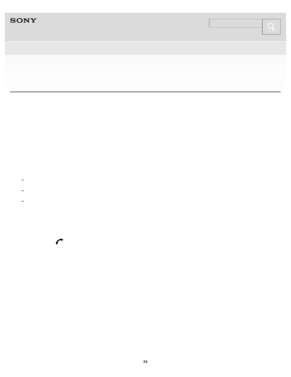 Receiving a call | Sony SRS-BTS50 User Manual | Page 84 / 120