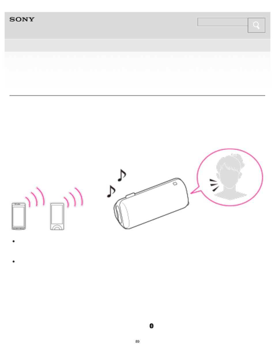 Sony SRS-BTS50 User Manual | Page 89 / 120