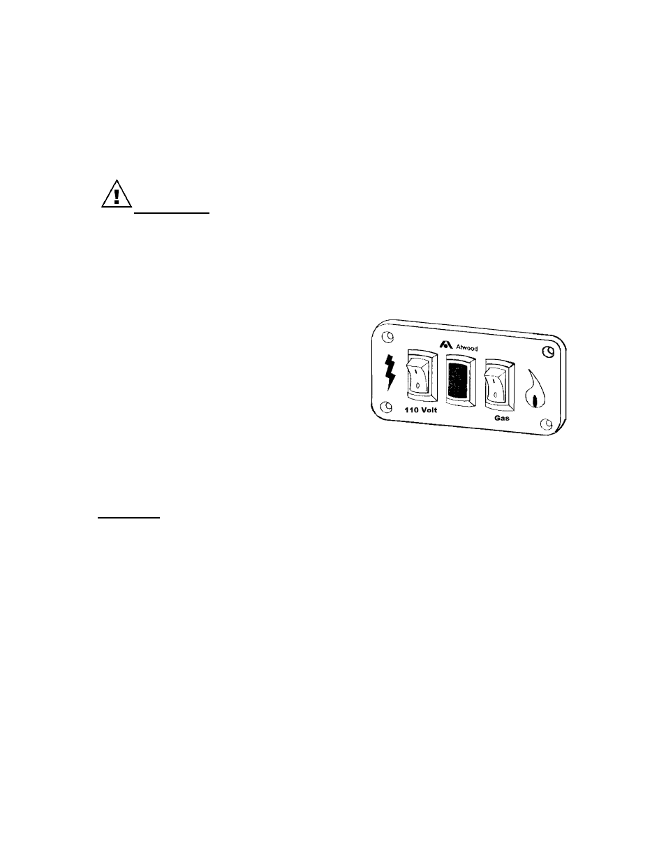 Electronic ignition, Safety, Warning | Airstream land yacht gas | Airstream LAND YACHT MOTORHOME User Manual | Page 122 / 130