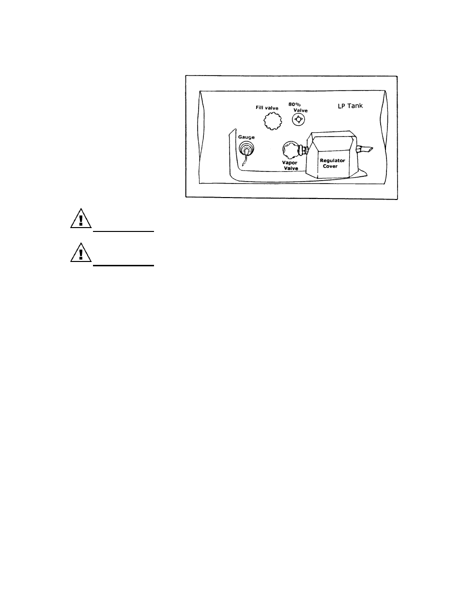 Gas regulator removal/replacement, Warning | Airstream LAND YACHT MOTORHOME User Manual | Page 62 / 130