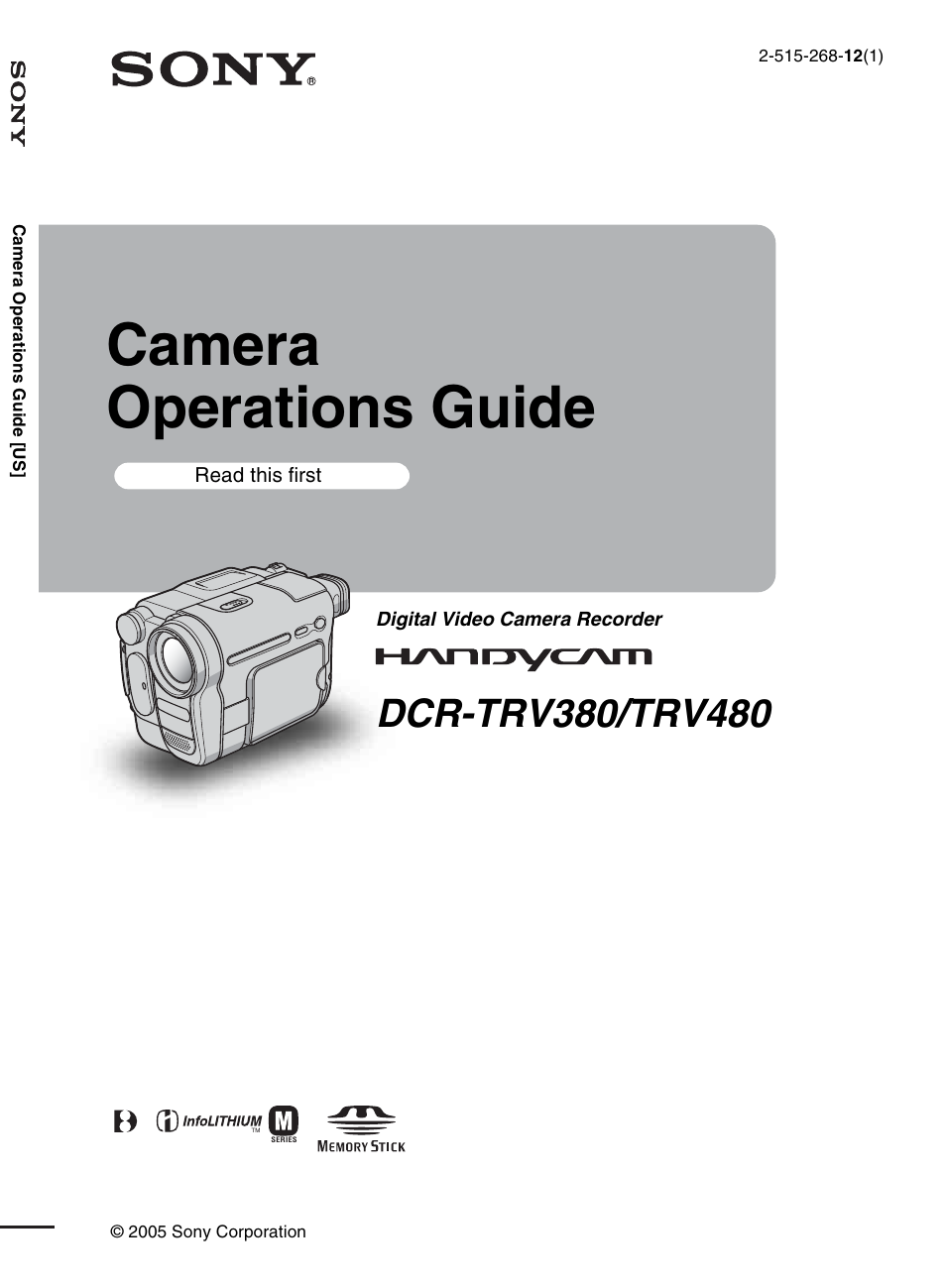 Sony DCR-TRV480 User Manual | 156 pages