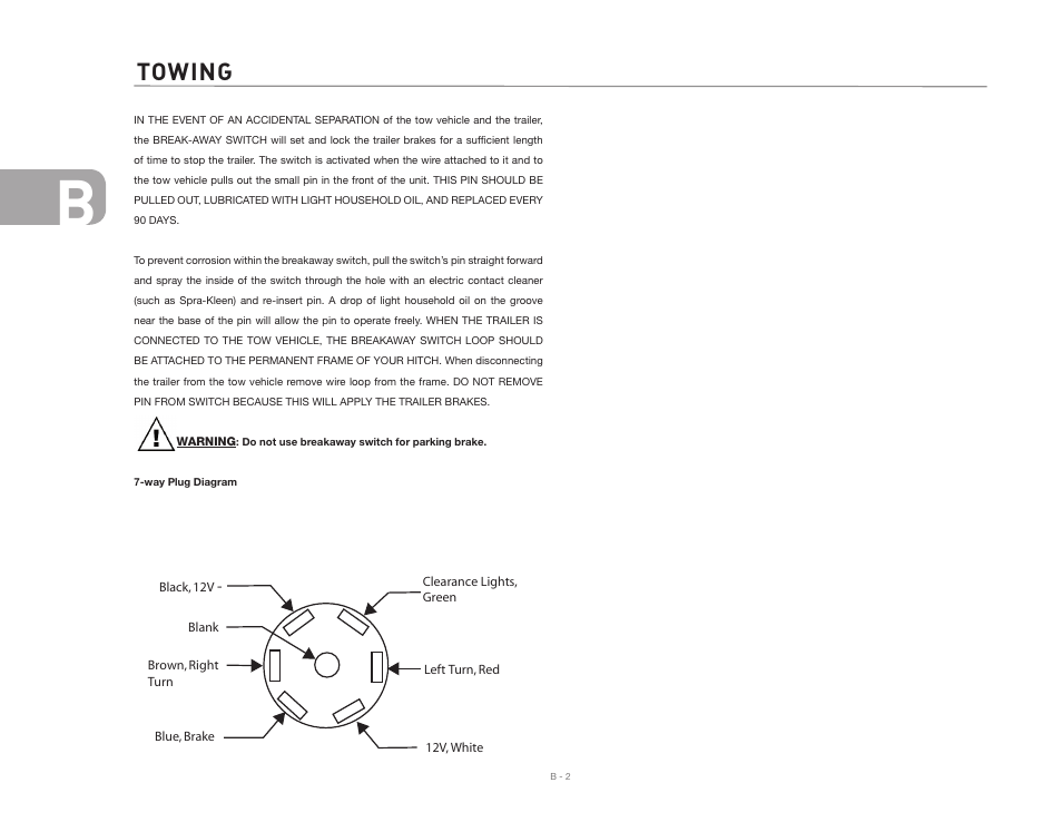 Towing | Airstream INTERNATIONAL CCD User Manual | Page 18 / 99