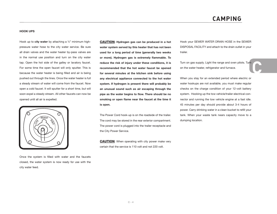 Camping | Airstream INTERNATIONAL CCD User Manual | Page 33 / 99