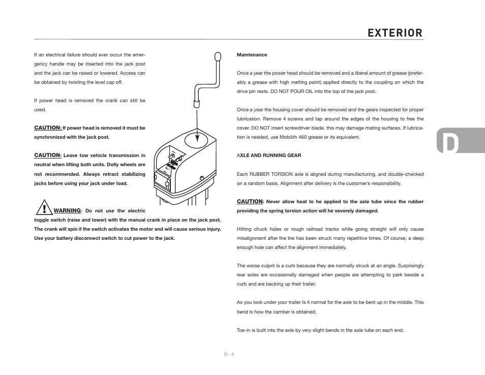Exterior | Airstream INTERNATIONAL CCD User Manual | Page 43 / 99