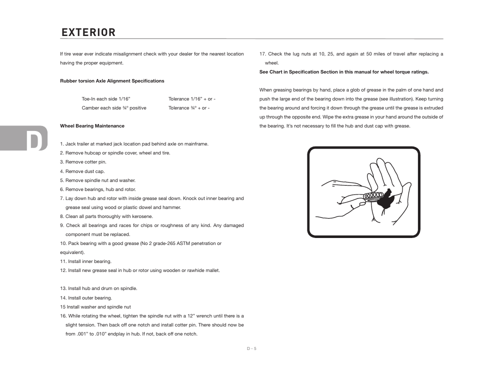 Exterior | Airstream INTERNATIONAL CCD User Manual | Page 44 / 99