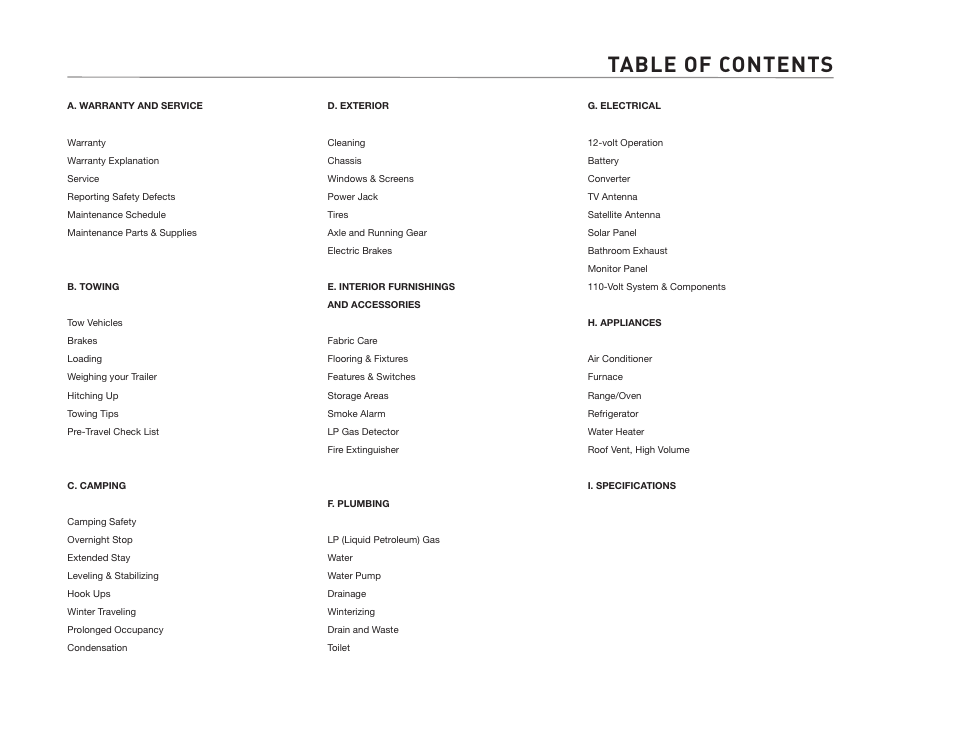 Airstream INTERNATIONAL CCD User Manual | Page 7 / 99