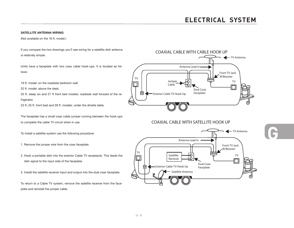 Electrical system | Airstream INTERNATIONAL CCD User Manual | Page 83 / 99