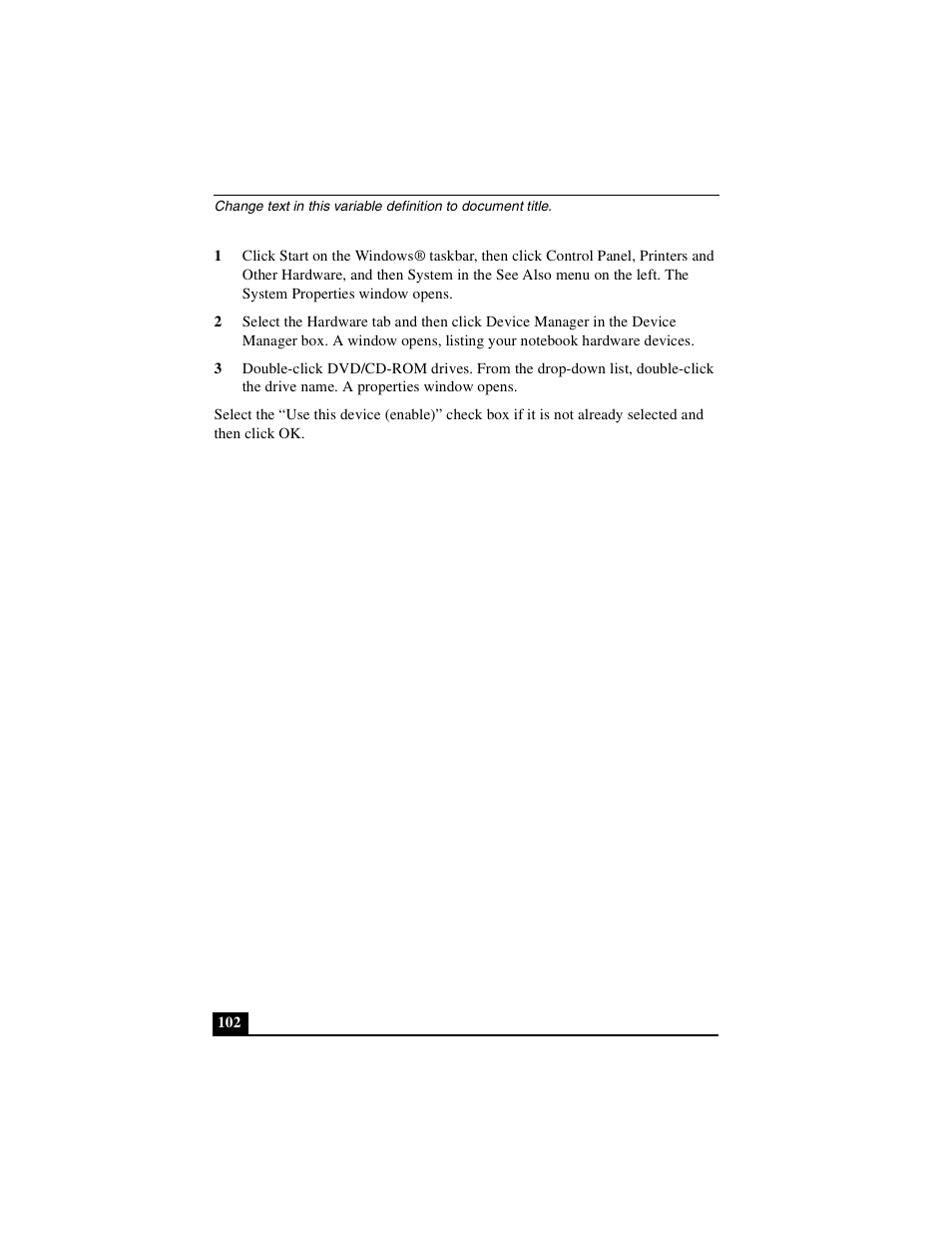 Sony PCG-FXA49 User Manual | Page 102 / 116