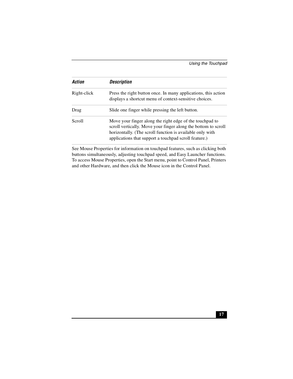 Sony PCG-FXA49 User Manual | Page 17 / 116