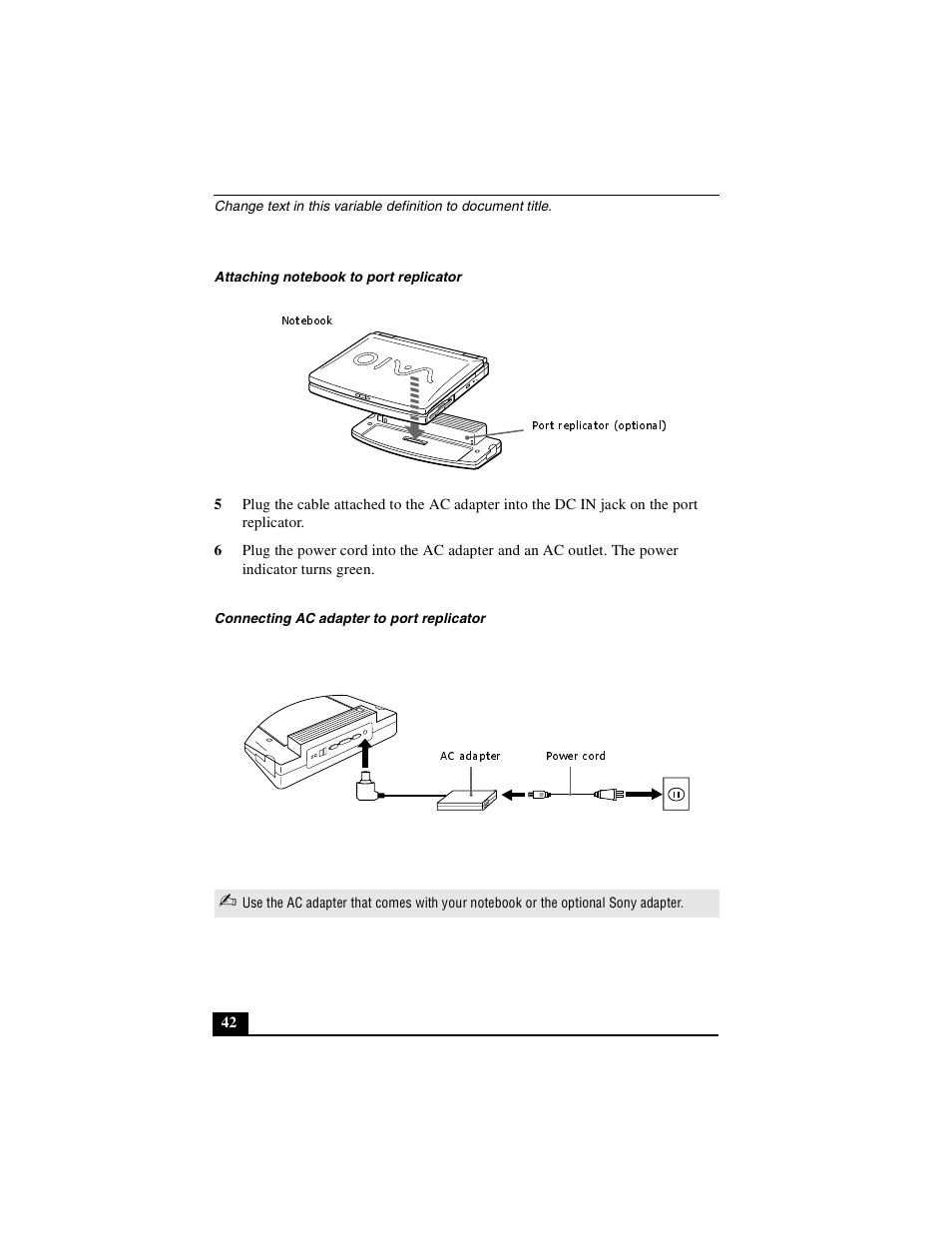 Sony PCG-FXA49 User Manual | Page 42 / 116