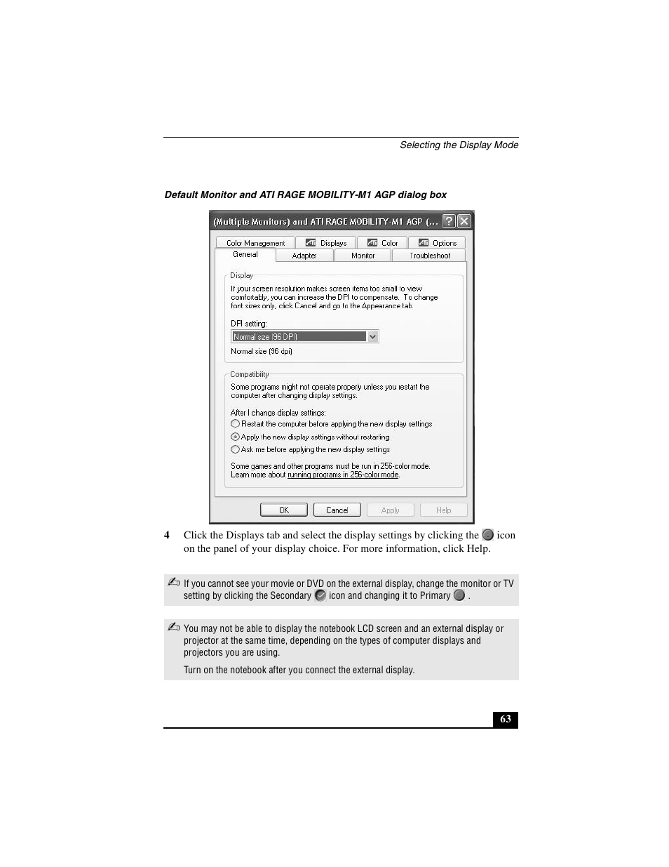 Sony PCG-FXA49 User Manual | Page 63 / 116