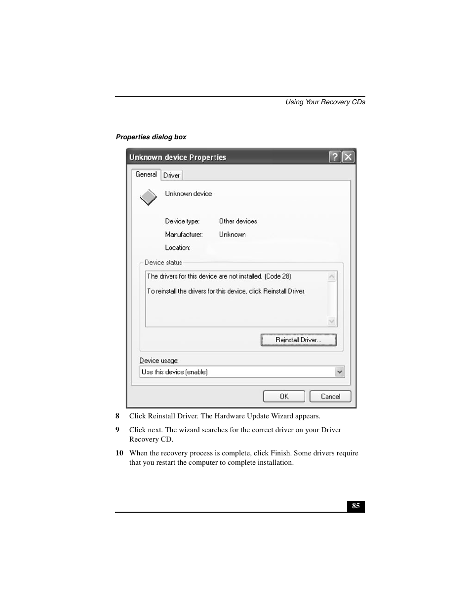 Sony PCG-FXA49 User Manual | Page 85 / 116