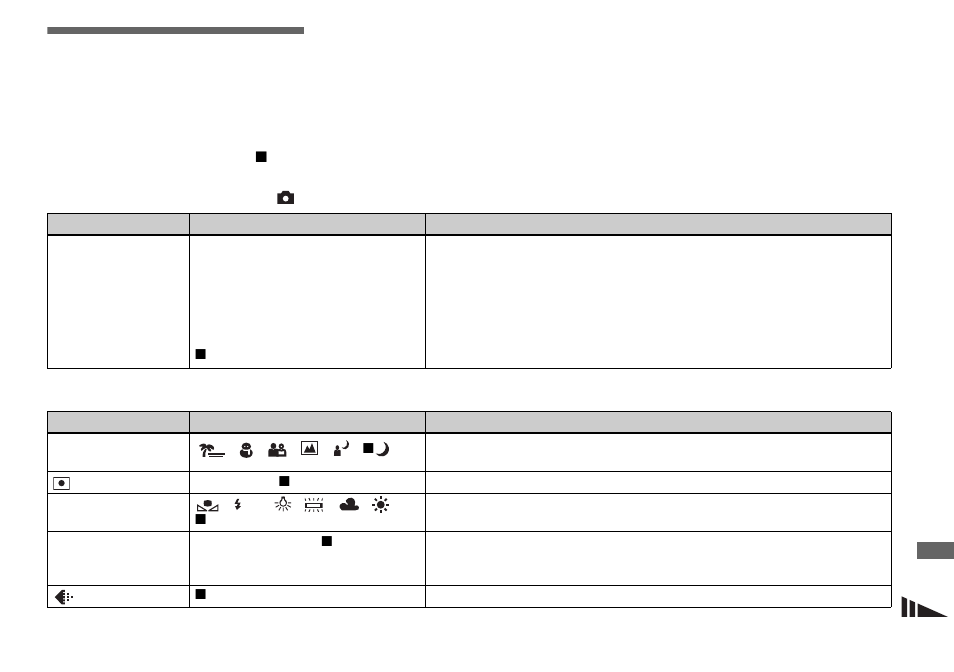 Menu items, D 111) | Sony DSC-V1 User Manual | Page 111 / 132