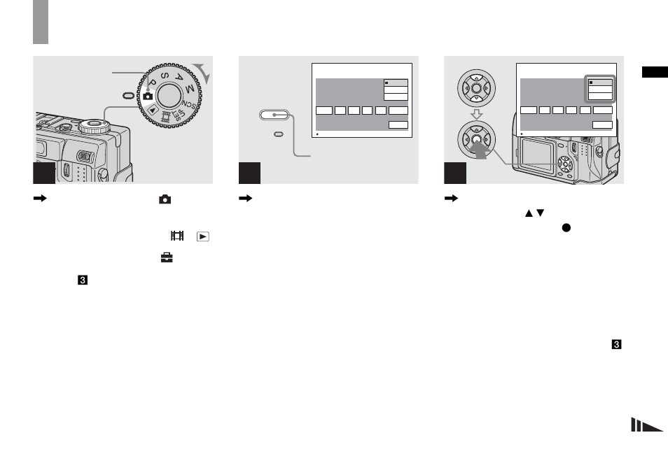 Setting the date and time | Sony DSC-V1 User Manual | Page 15 / 132