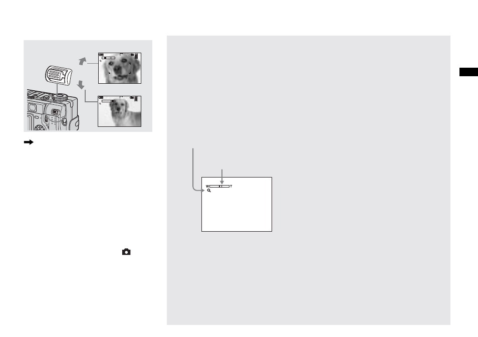 Using the zoom feature, Smart zoom | Sony DSC-V1 User Manual | Page 23 / 132