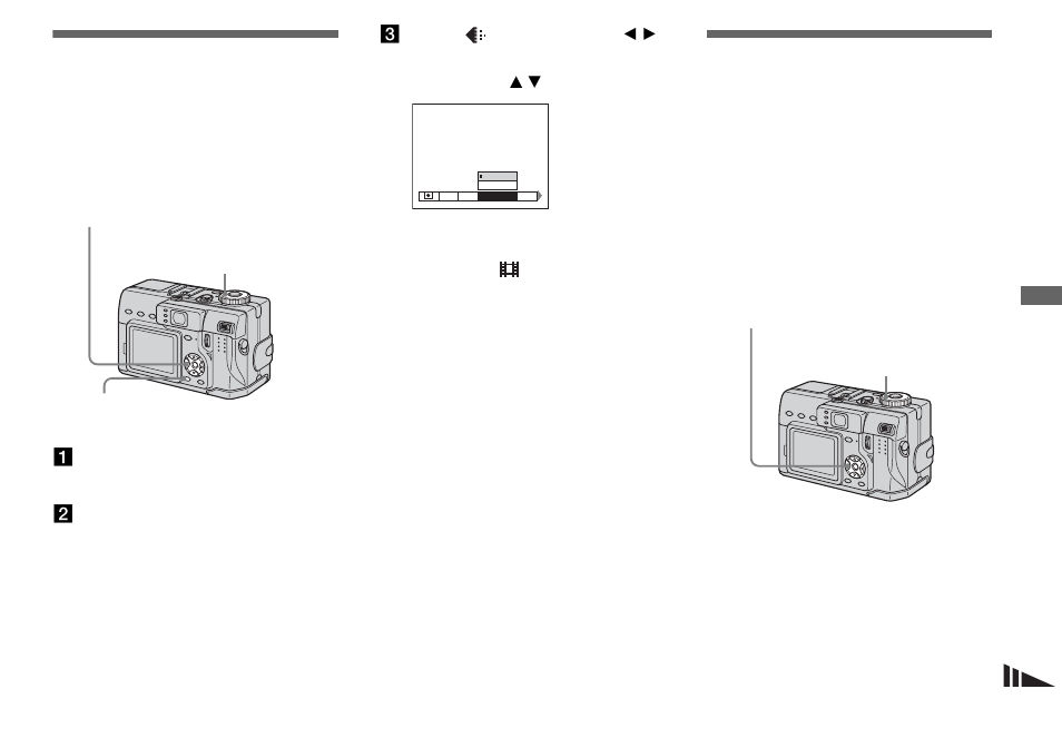 Deciding the still image quality, Creating or selecting a folder, Nd 41) | Sony DSC-V1 User Manual | Page 41 / 132