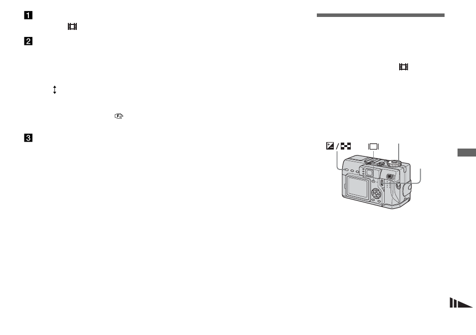 Adjusting the exposure, Ev adjustment | Sony DSC-V1 User Manual | Page 49 / 132