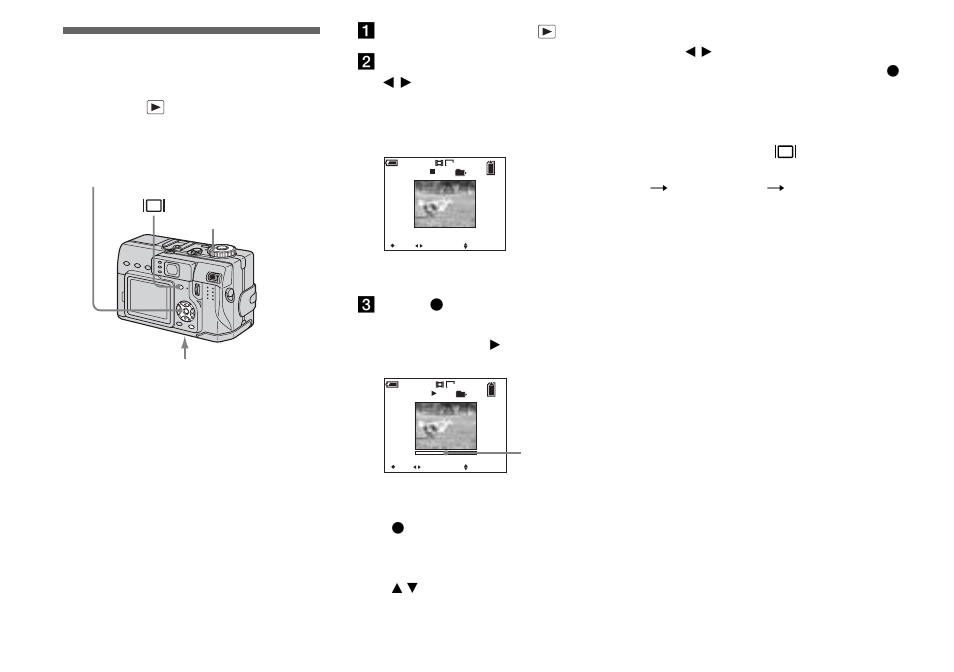 Viewing movies on the lcd screen, Indicators during viewing movies, Mode dial | Cpress z | Sony DSC-V1 User Manual | Page 80 / 132