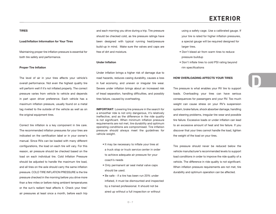Exterior | Airstream CLASSIC TRAILER User Manual | Page 45 / 98
