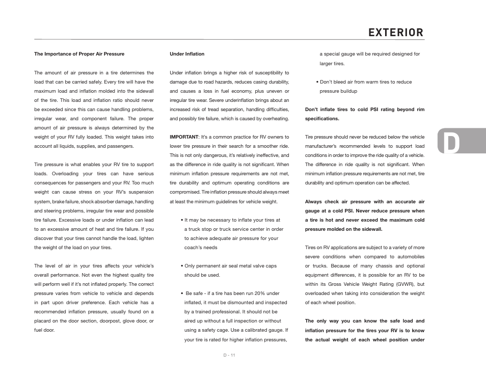 Exterior | Airstream CLASSIC TRAILER User Manual | Page 49 / 98