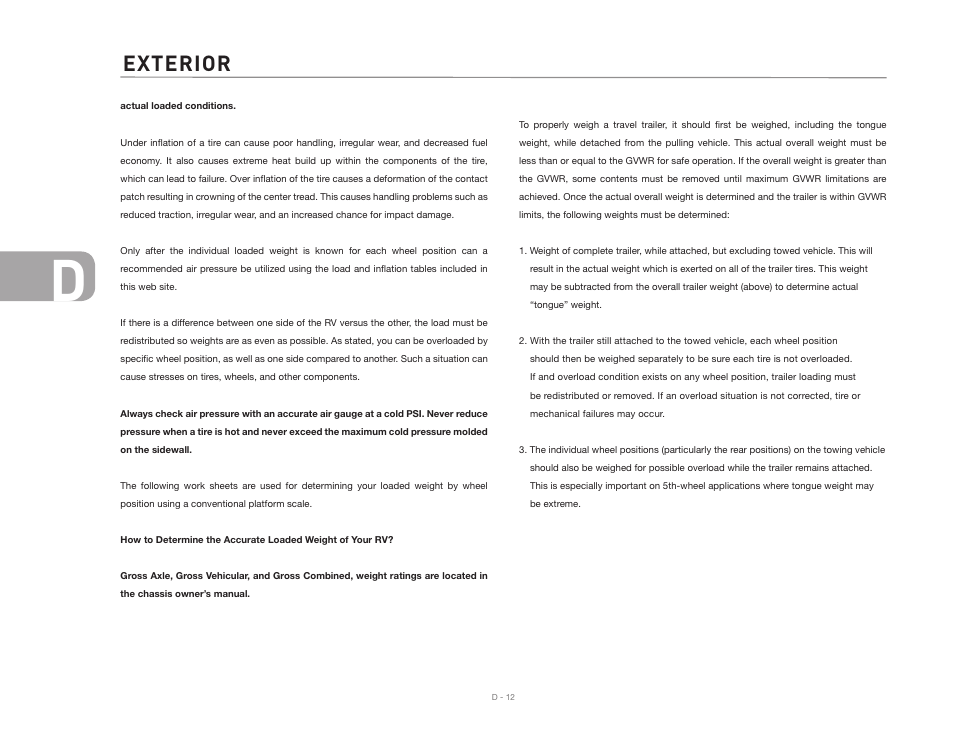 Exterior | Airstream CLASSIC TRAILER User Manual | Page 50 / 98