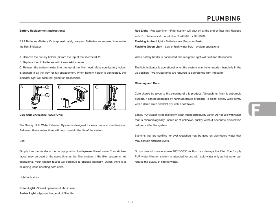 Plumbing | Airstream CLASSIC TRAILER User Manual | Page 69 / 98