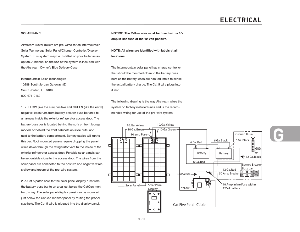 Electrical | Airstream CLASSIC TRAILER User Manual | Page 87 / 98