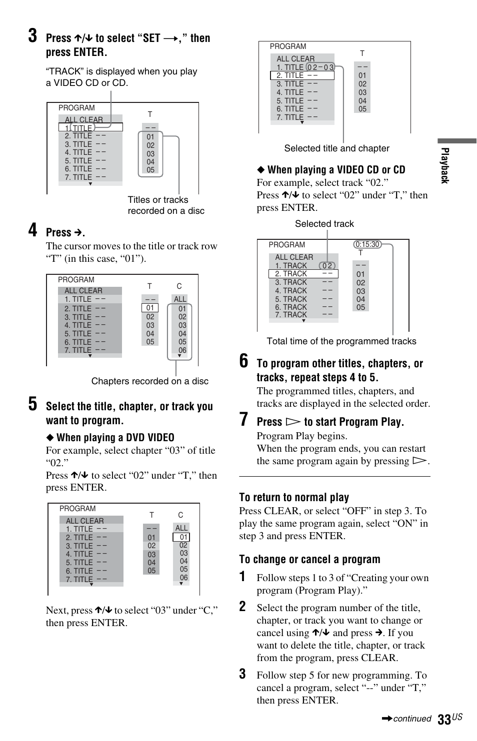 Sony DVP-NS72HP User Manual | Page 33 / 88