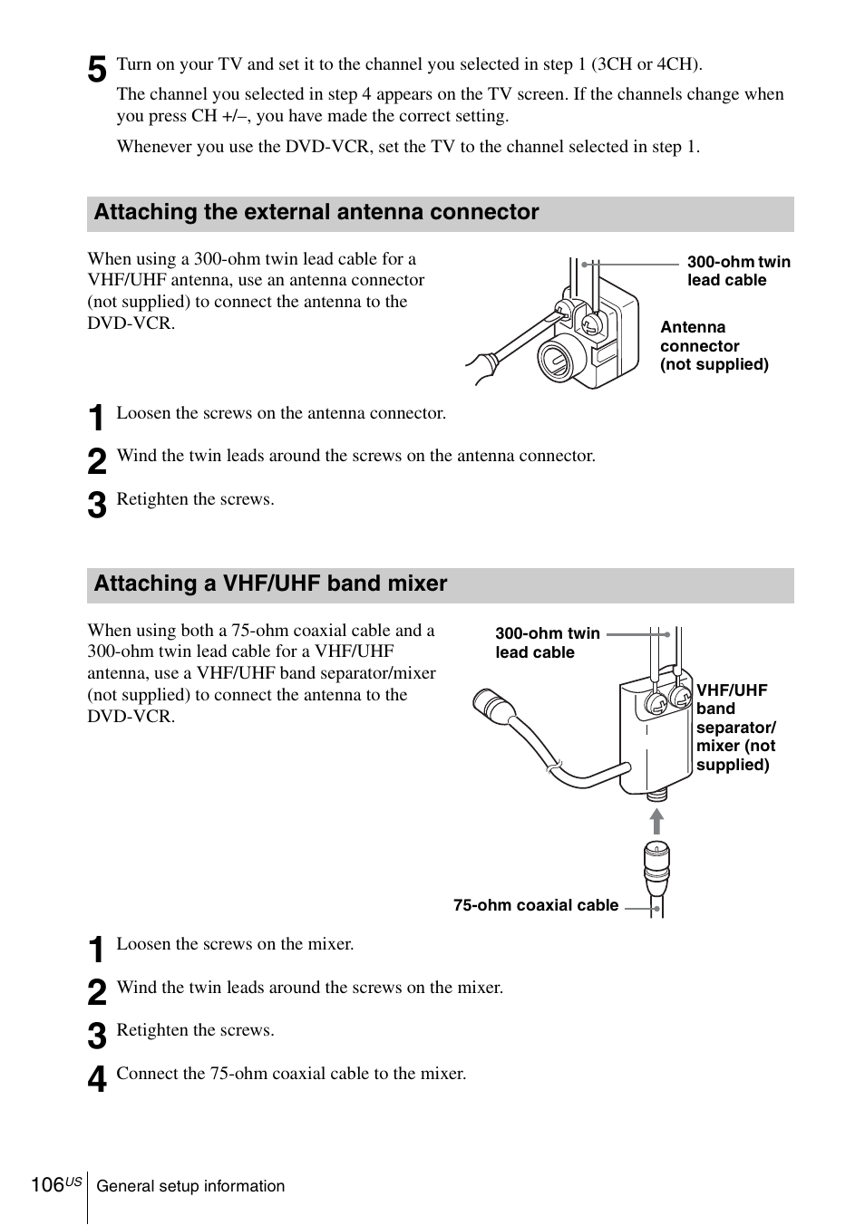 Sony SLV-D570H User Manual | Page 106 / 140