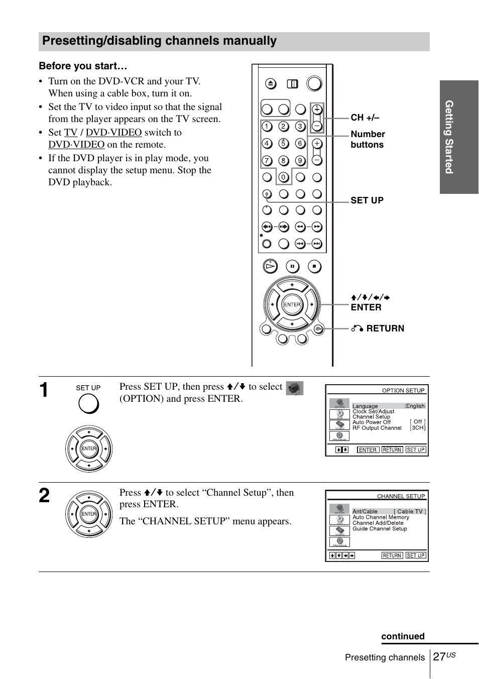 Sony SLV-D570H User Manual | Page 27 / 140