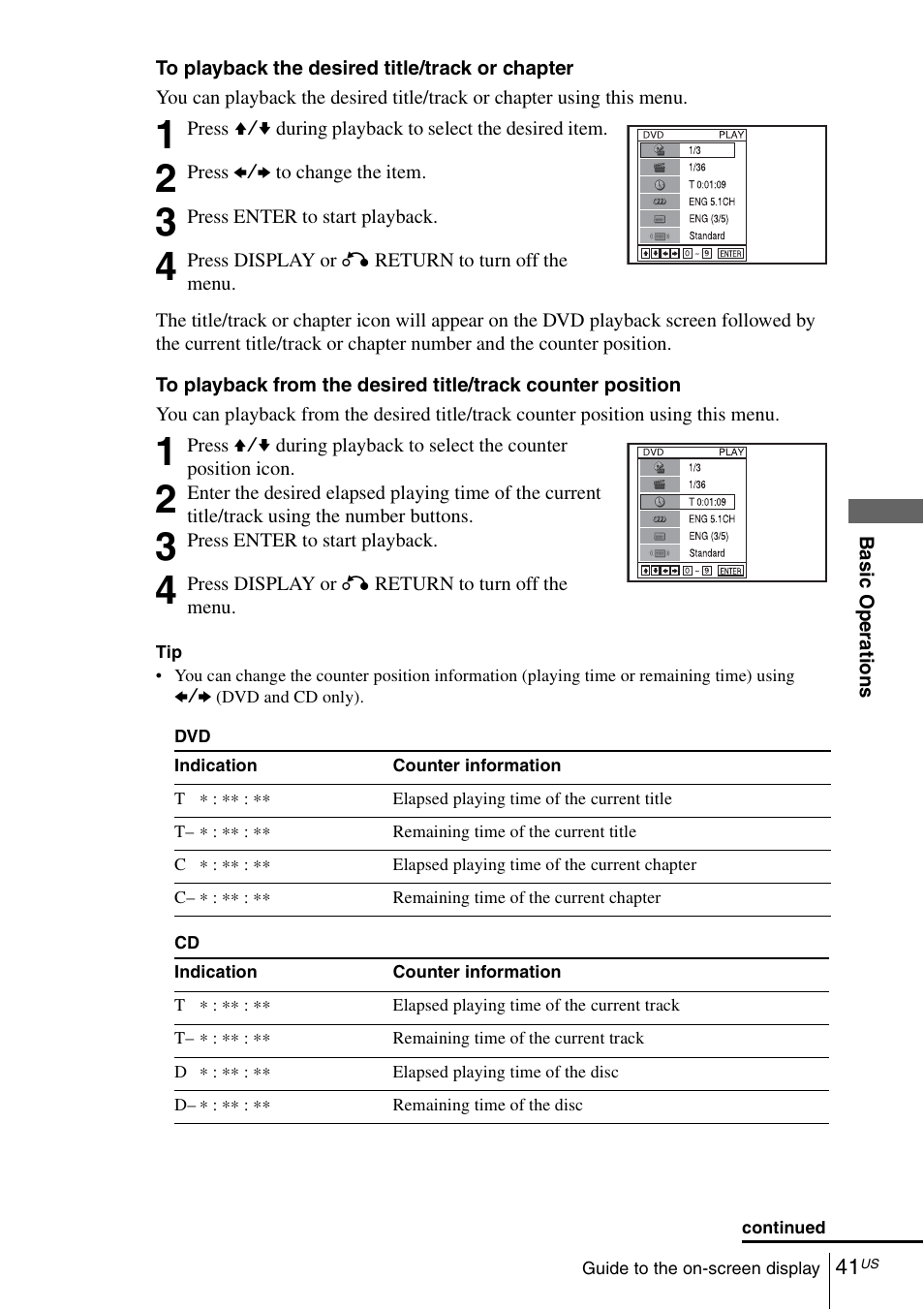 Sony SLV-D570H User Manual | Page 41 / 140