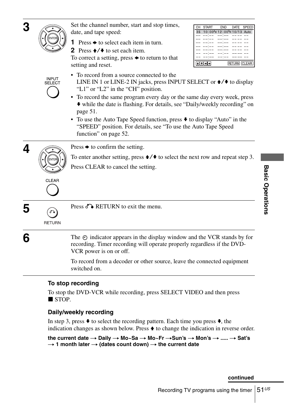 Sony SLV-D570H User Manual | Page 51 / 140