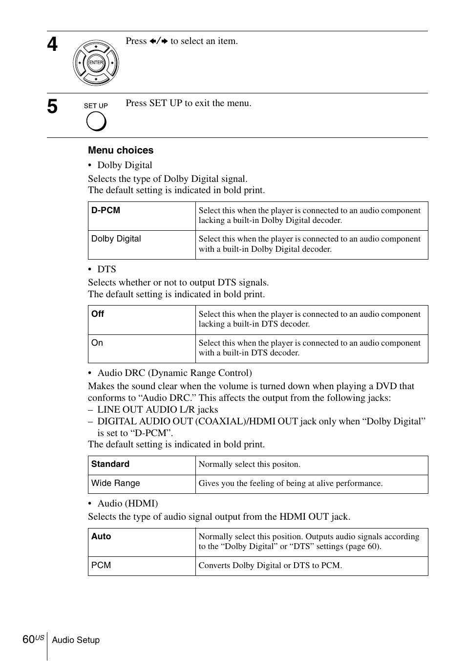 Sony SLV-D570H User Manual | Page 60 / 140