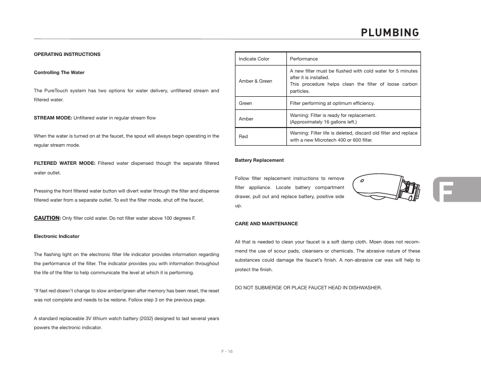 Plumbing | Airstream 2007 Safari User Manual | Page 73 / 99