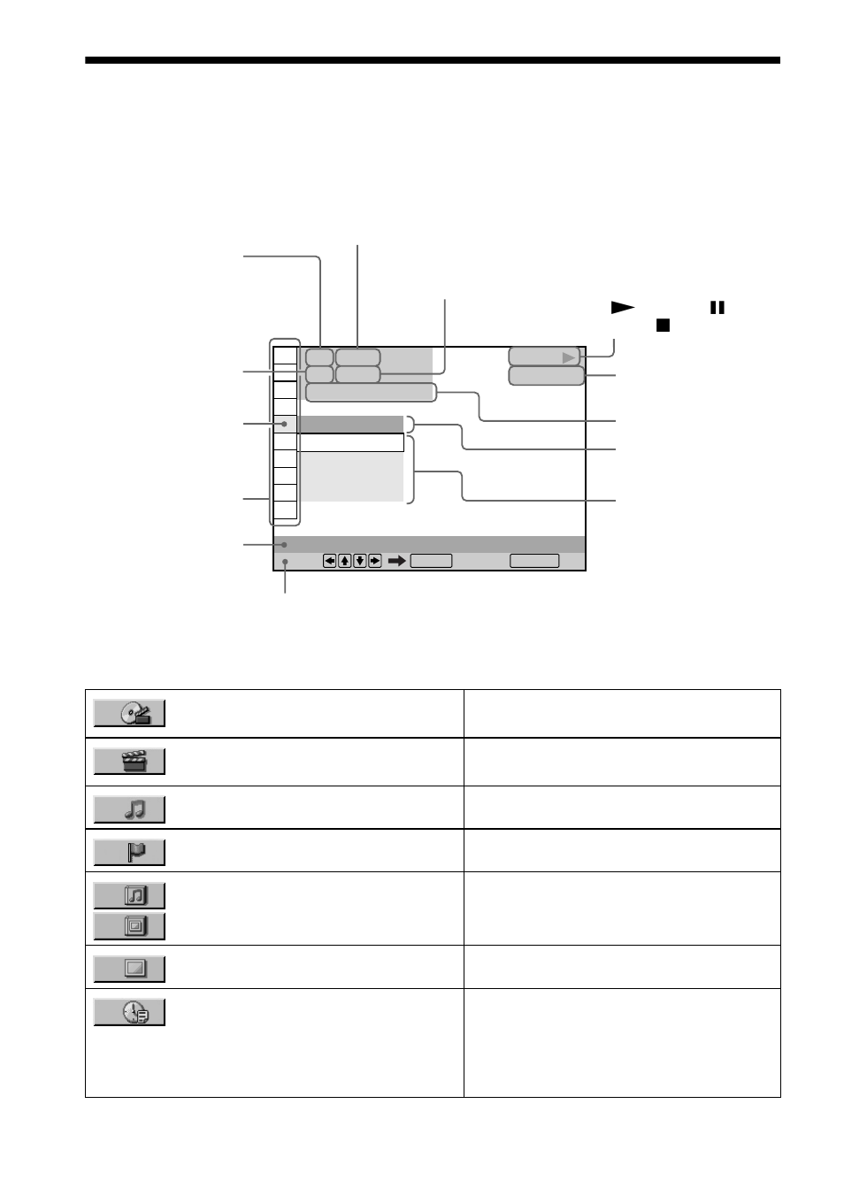 Guide to the control menu display | Sony DVP-F41MS User Manual | Page 14 / 108