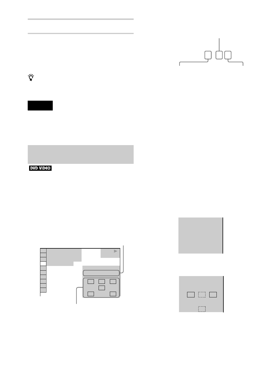 Dolby digital 3 / 2, Press enter, Displaying the audio information of the disc | Sony DVP-F41MS User Manual | Page 58 / 108