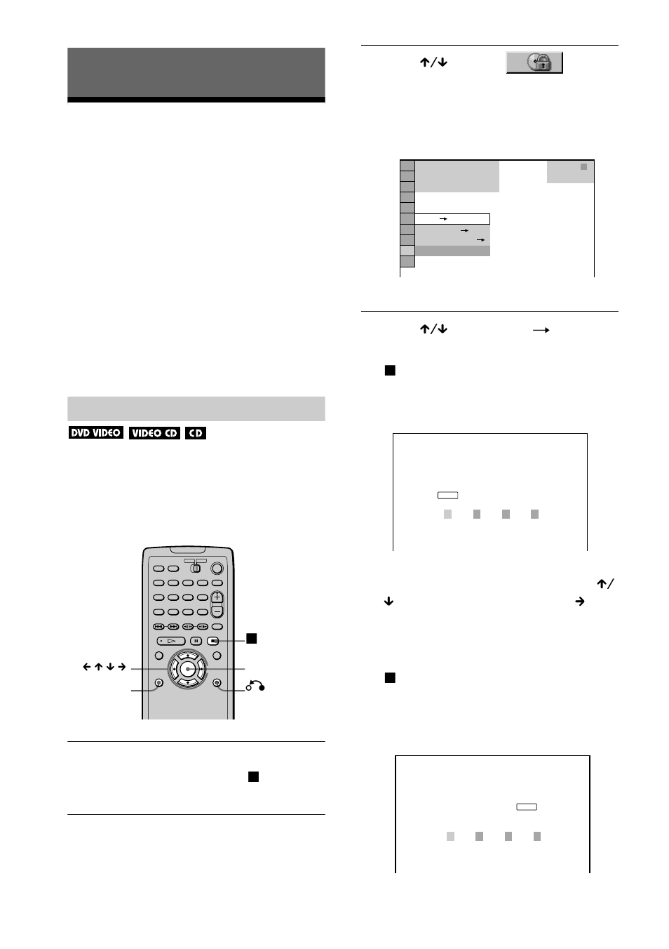 Using various additional functions, E 78), Locking discs | Sony DVP-F41MS User Manual | Page 78 / 108