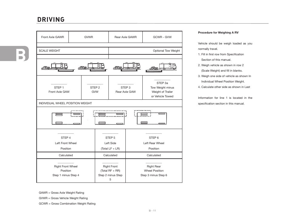 Driving | Airstream NTERSTATE User Manual | Page 26 / 99