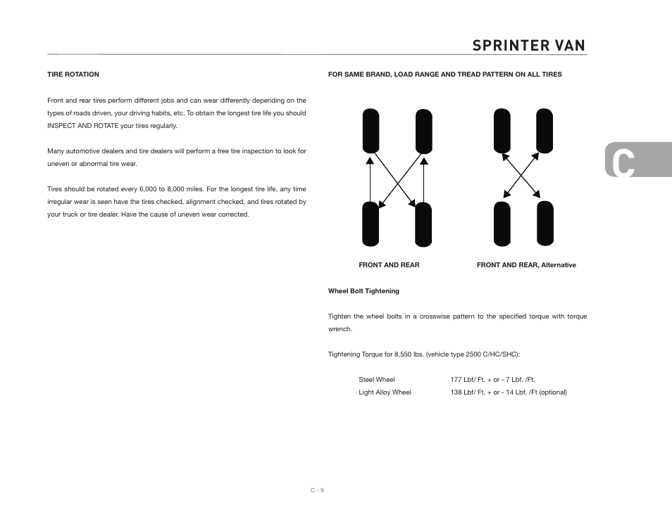 Sprinter van | Airstream NTERSTATE User Manual | Page 35 / 99