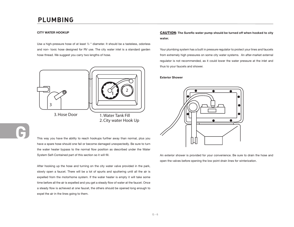 Plumbing | Airstream NTERSTATE User Manual | Page 66 / 99